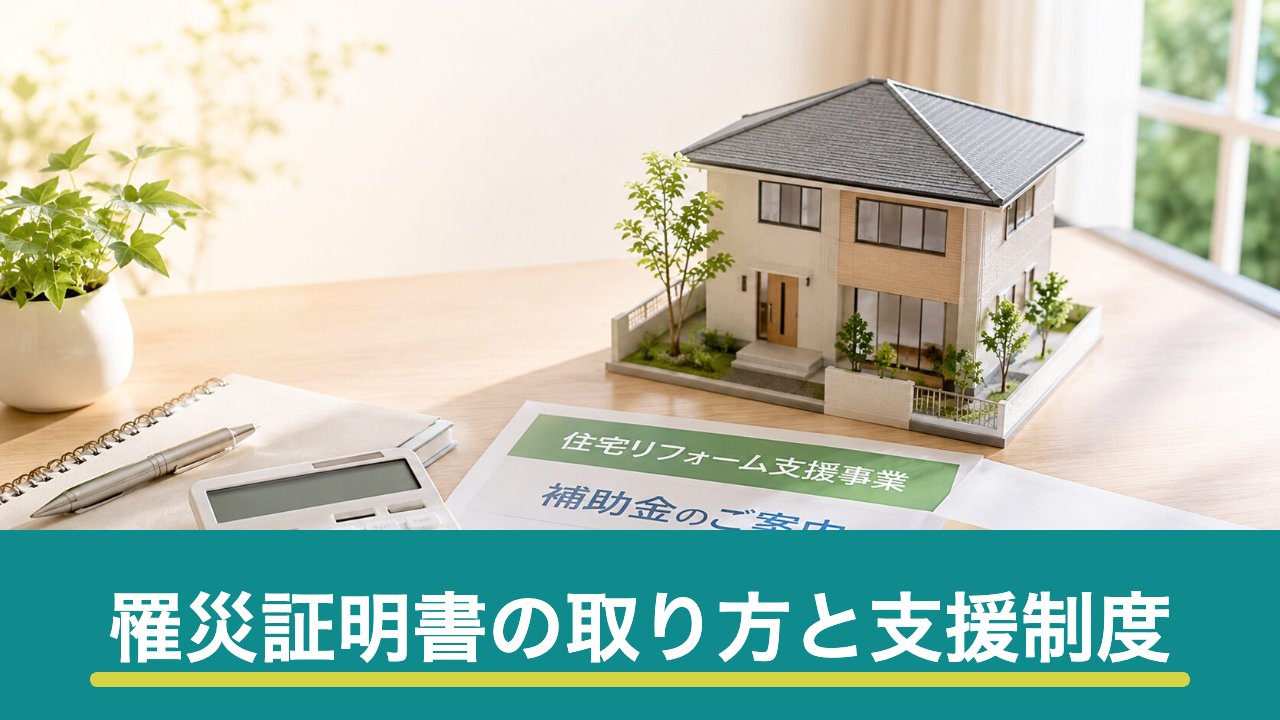 罹災証明書の取り方と被災住宅で使える支援制度｜申請の流れと準備するもの
