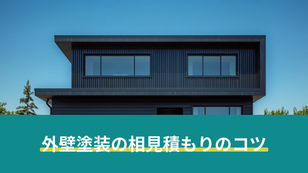 リフォミツ 記事サムネイル 外壁塗装の相見積もりのコツ