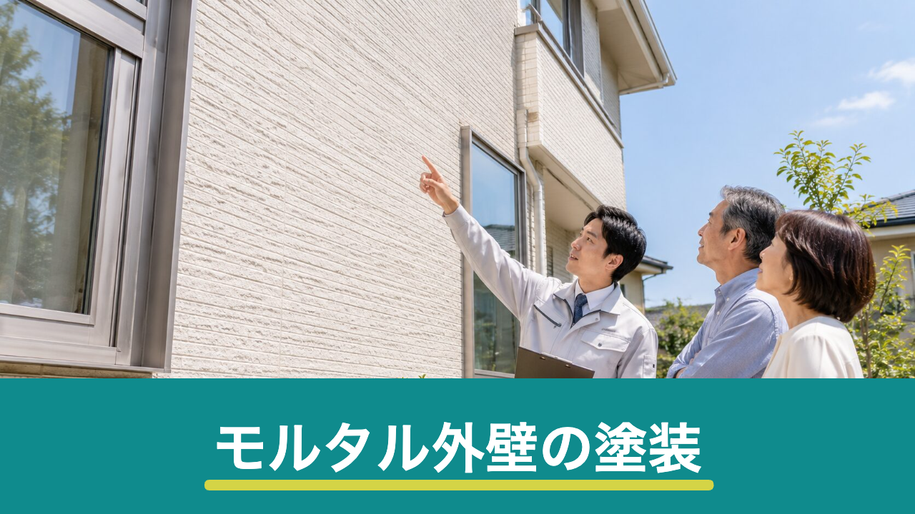 モルタル外壁の特徴と塗装の注意点｜劣化サインの見分け方と塗料・業者選びの基本