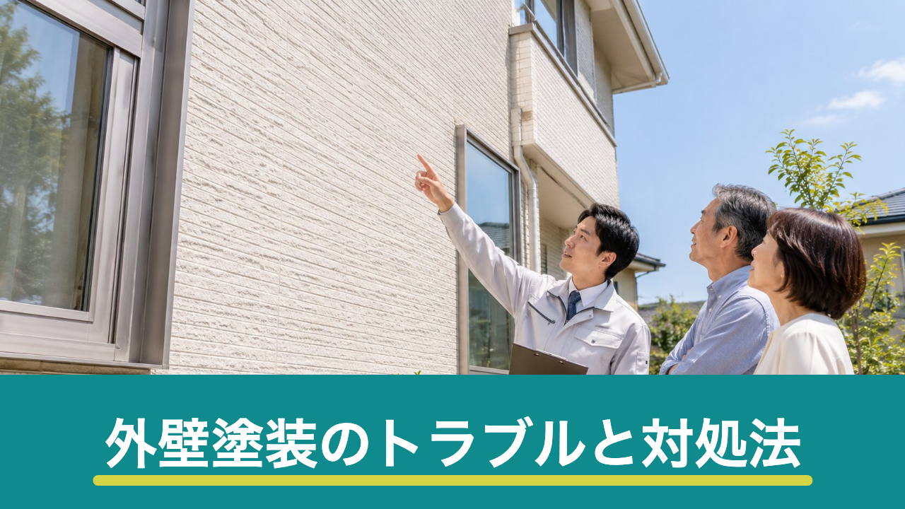 外壁塗装のよくあるトラブルと対処法｜塗り残し・色の違い・工期遅れへの対応手順