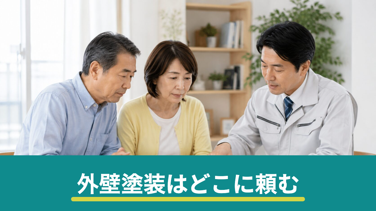 外壁塗装はどこに頼む？塗装専門店・工務店・ハウスメーカーの違いと中間マージン
