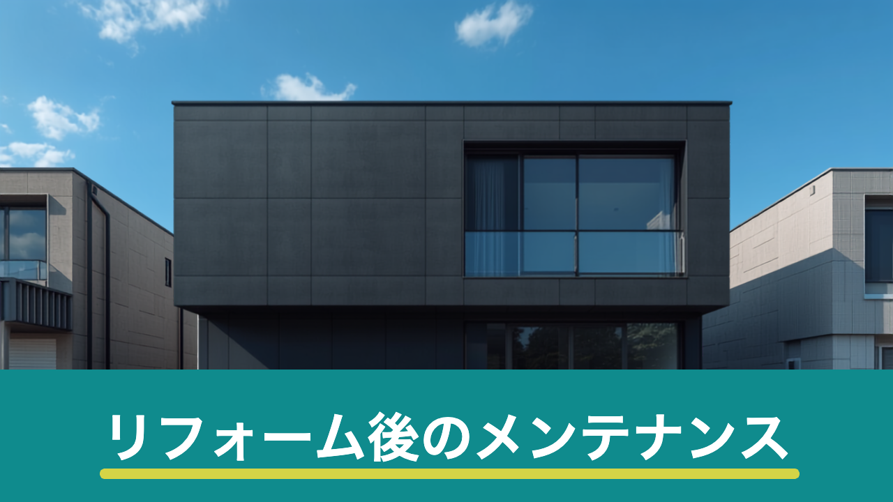 リフォーム後のメンテナンスのイメージ画像
