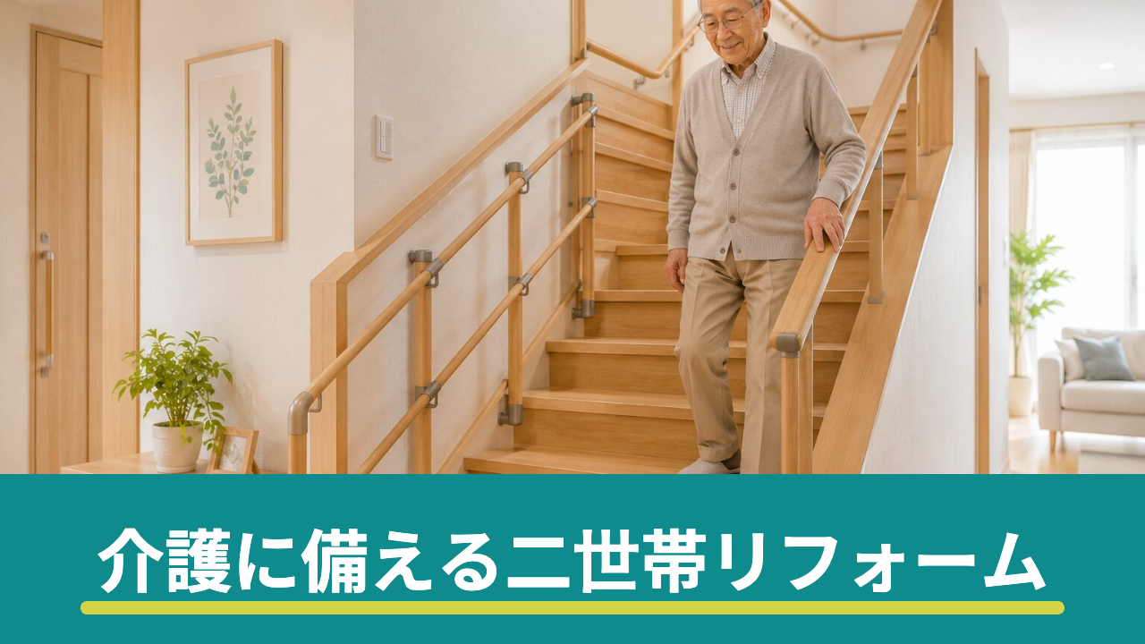親の介護に備える二世帯リフォーム|先にやるべき工事と優先順位