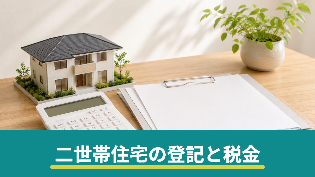 二世帯住宅の登記と税金の基本｜区分登記・共有登記の違いと相続で知っておきたいこと
