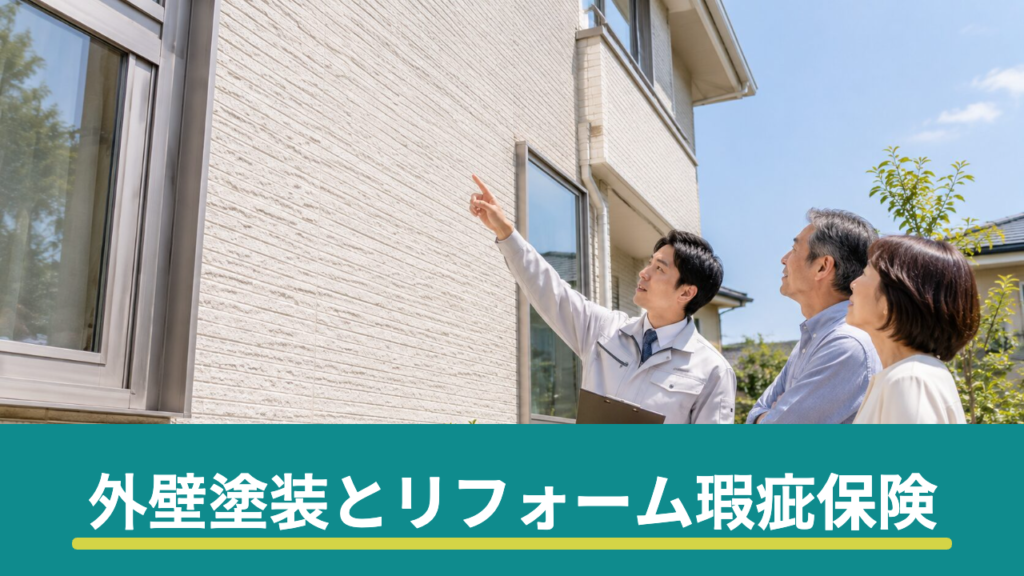 外壁塗装でリフォーム瑕疵保険は使える？補償範囲・保険期間と加入業者の確認方法